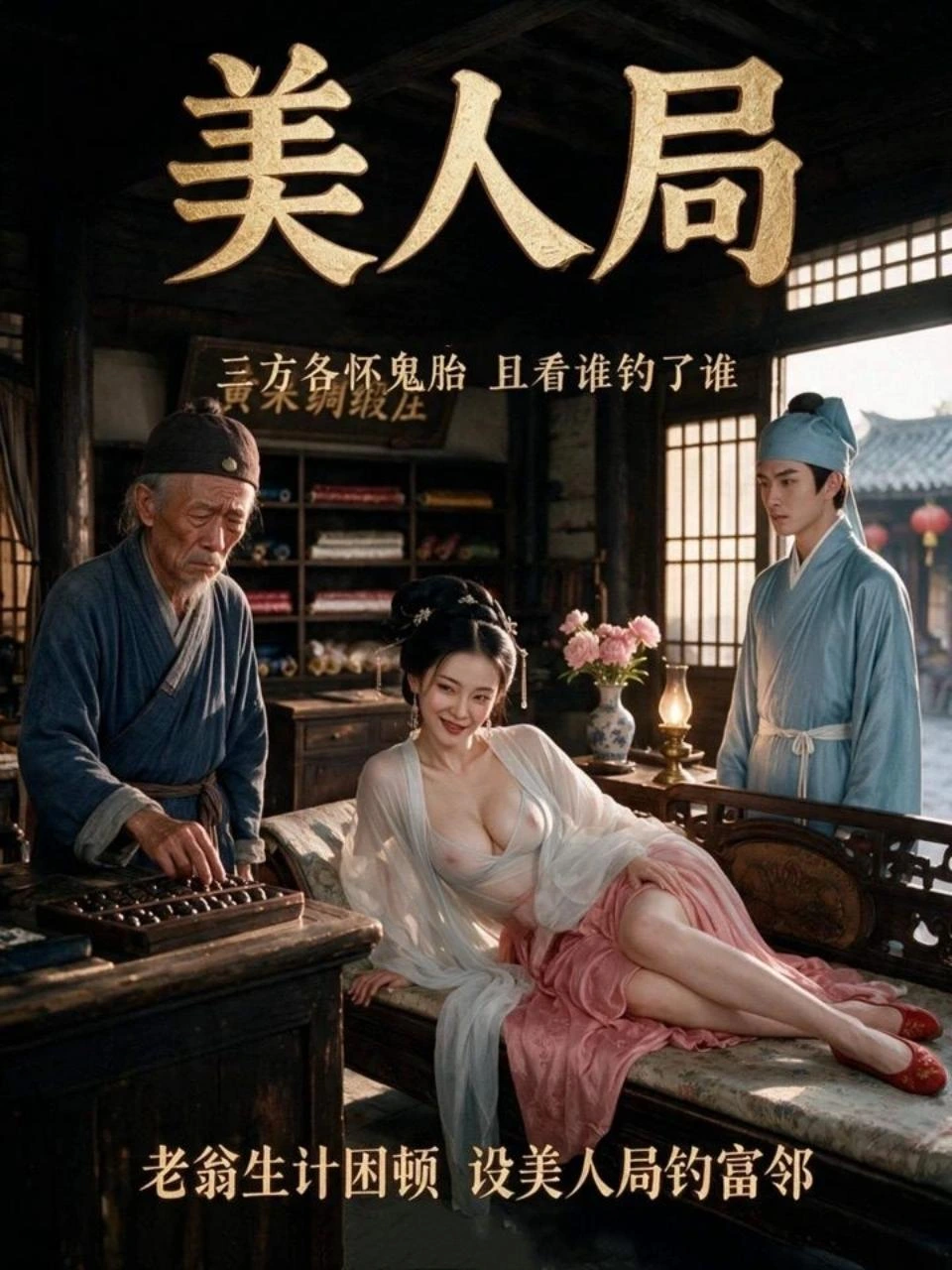 美人局海报
