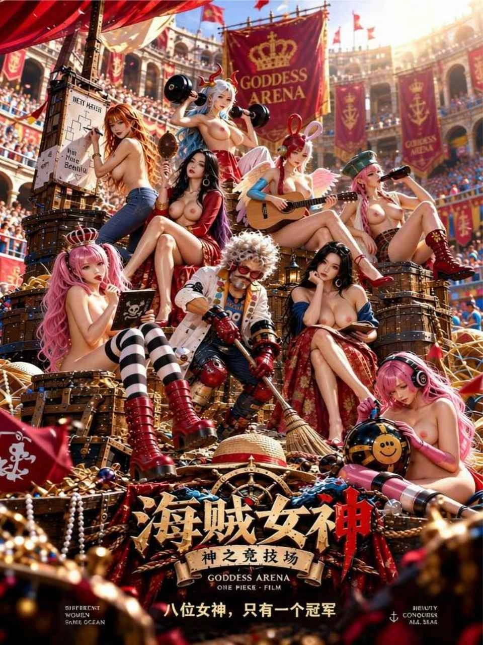 海贼女神:神之竞技场海报