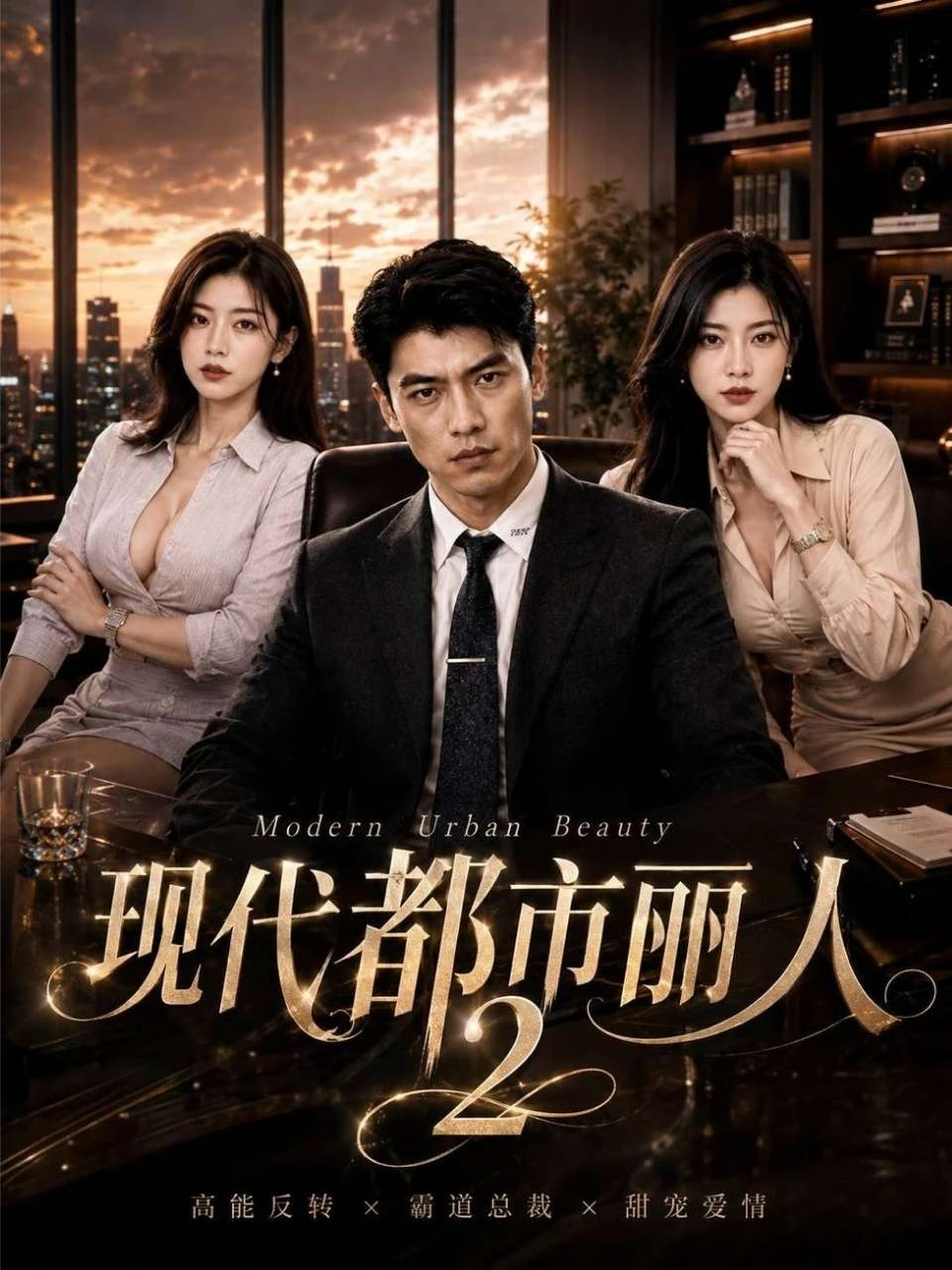 现代都市丽人海报