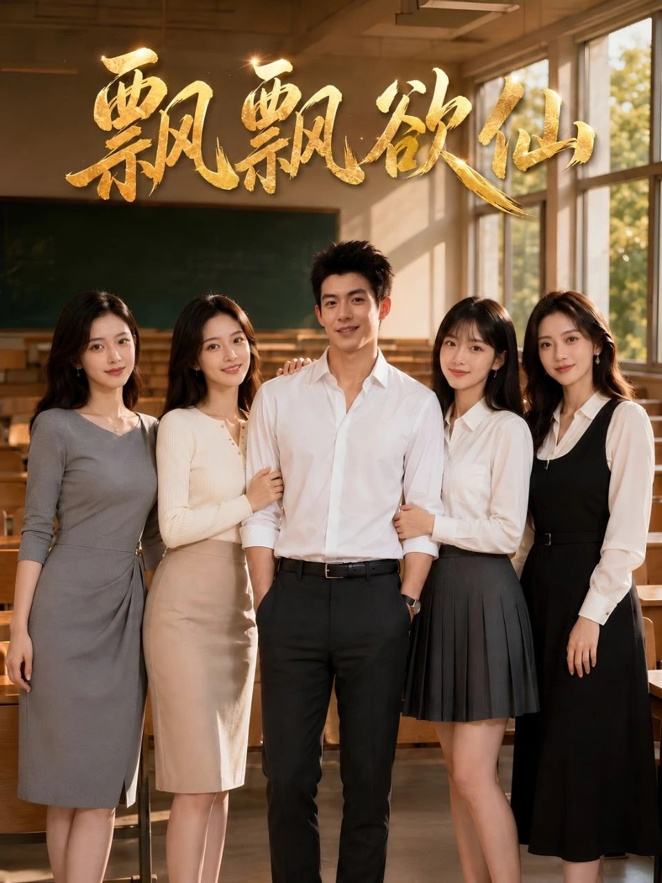飘飘欲仙富二代征服校园母狗海报