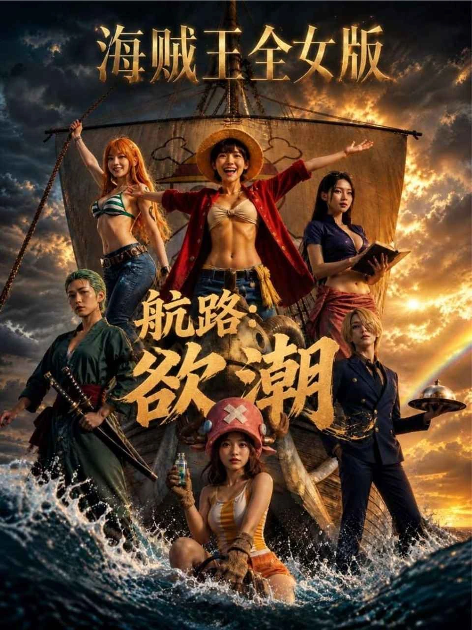 海贼王全女版海报